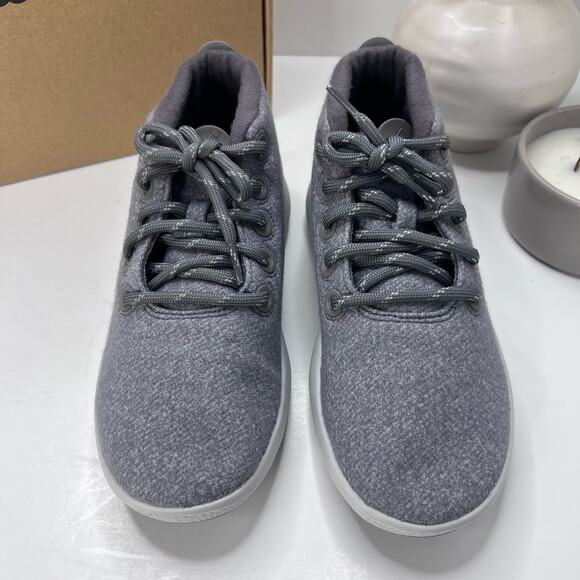 Allbirds Wool Runner-up Mizzles Water-Repellent Sneakers Medium Gray Women 8 NWB - Picture 5 of 10